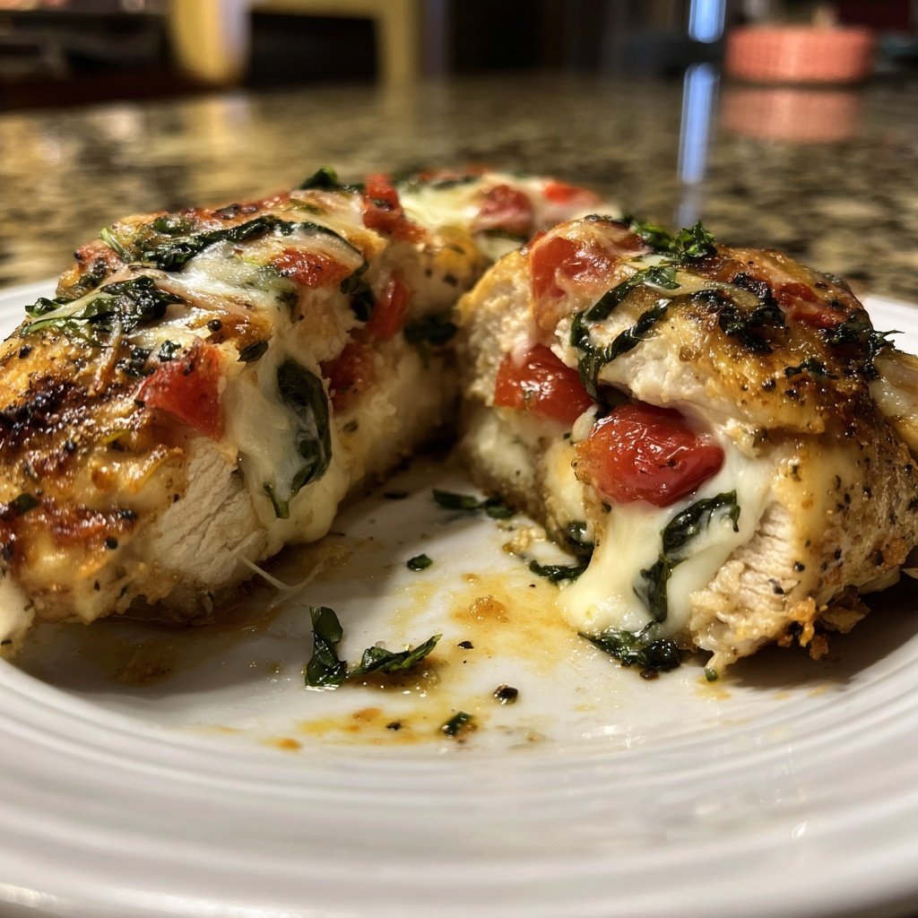 Caprese Stuffed Chicken Breast