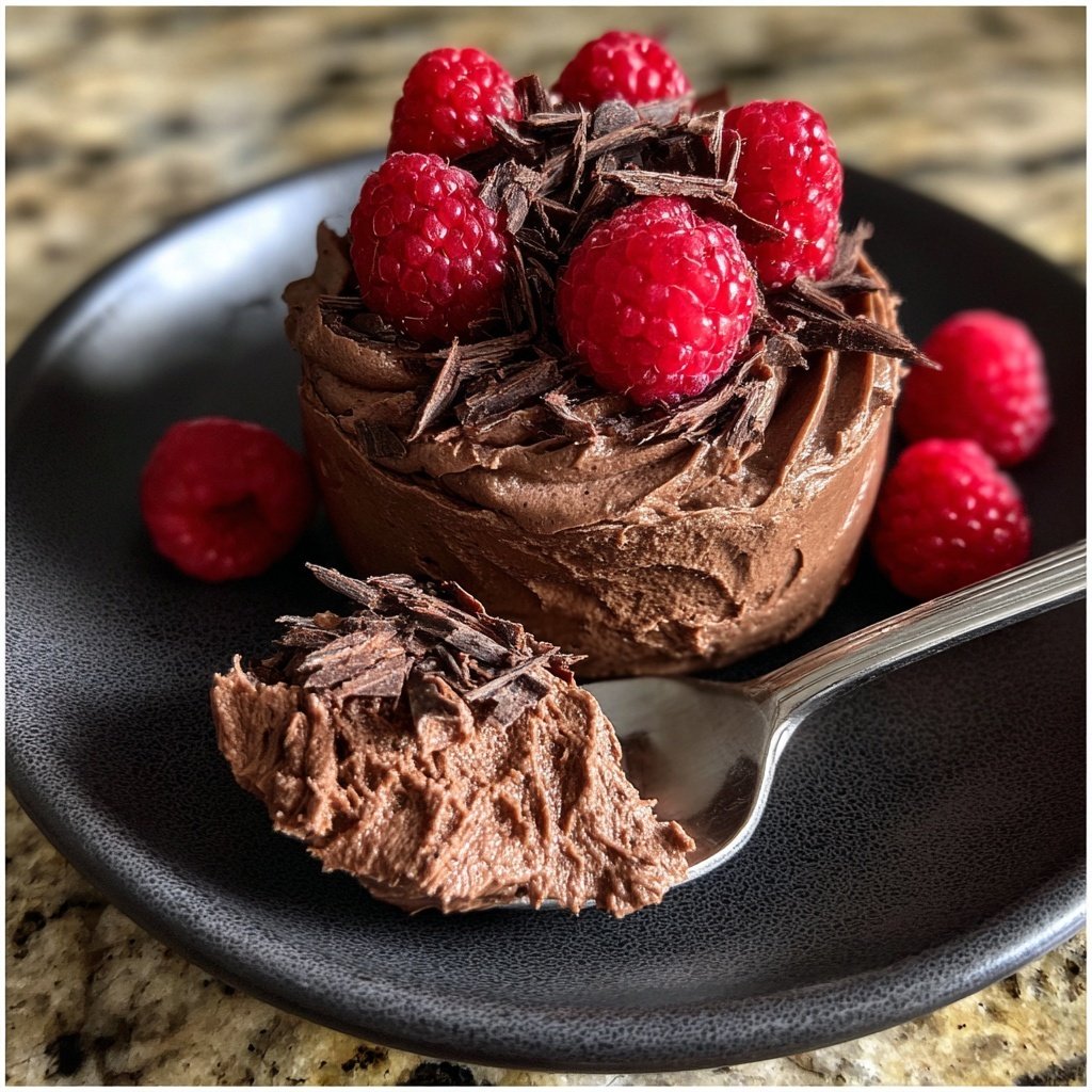 Rich Dark Chocolate Mousse