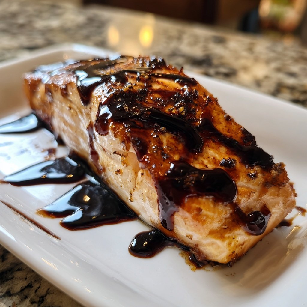 Maple Balsamic Glaze for Salmon Fillets​