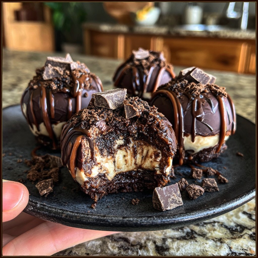 Decadent Chocolate Cheesecake Bites