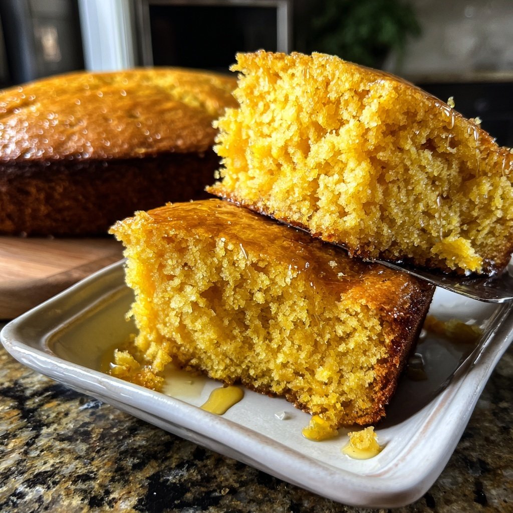 Honey Cornbread Golden Brown