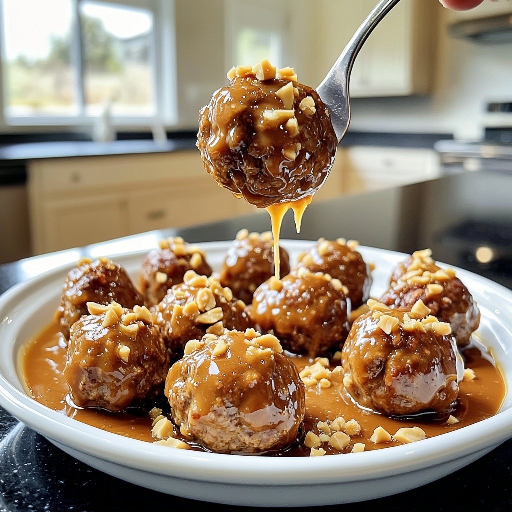 Peanut Butter Meatballs Recipe