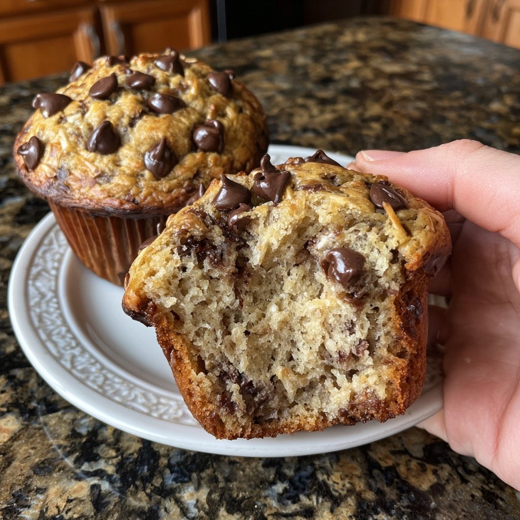 Banana Chocolate Chip Muffins