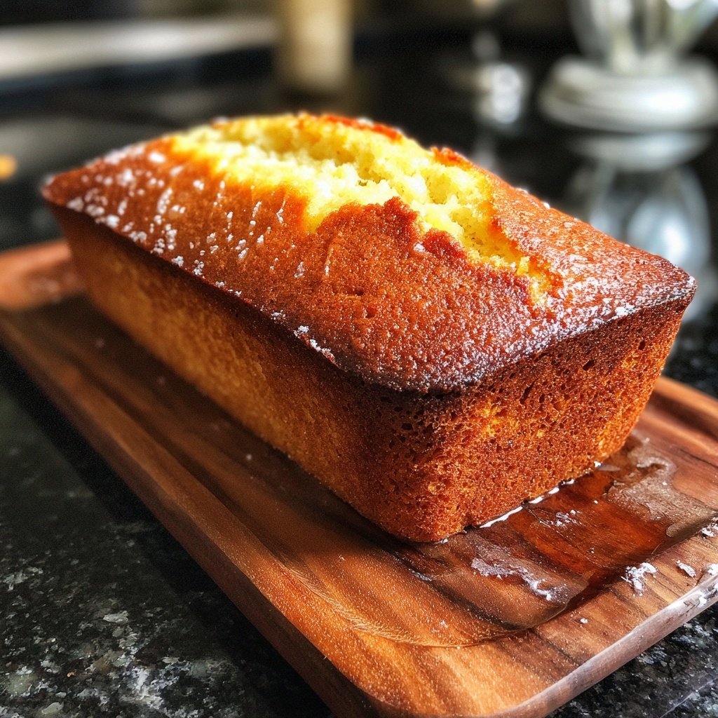Luscious Vanilla Bean Pound Cake