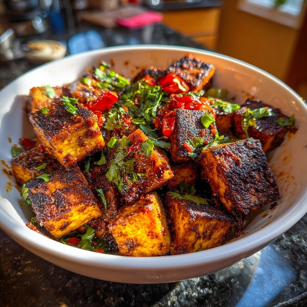 Spicy Jamaican Jerk Tofu