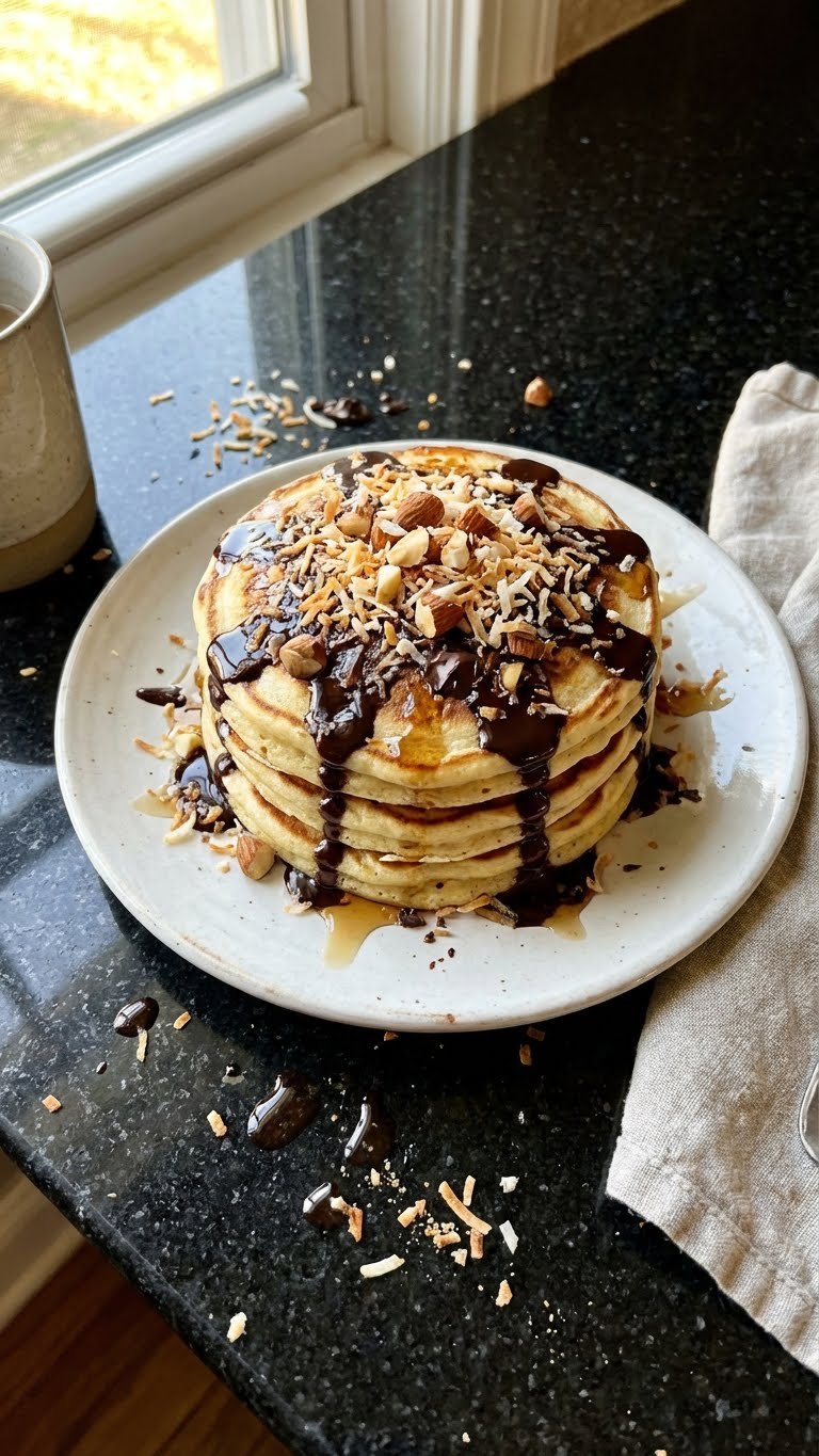 Almond Joy Pancakes