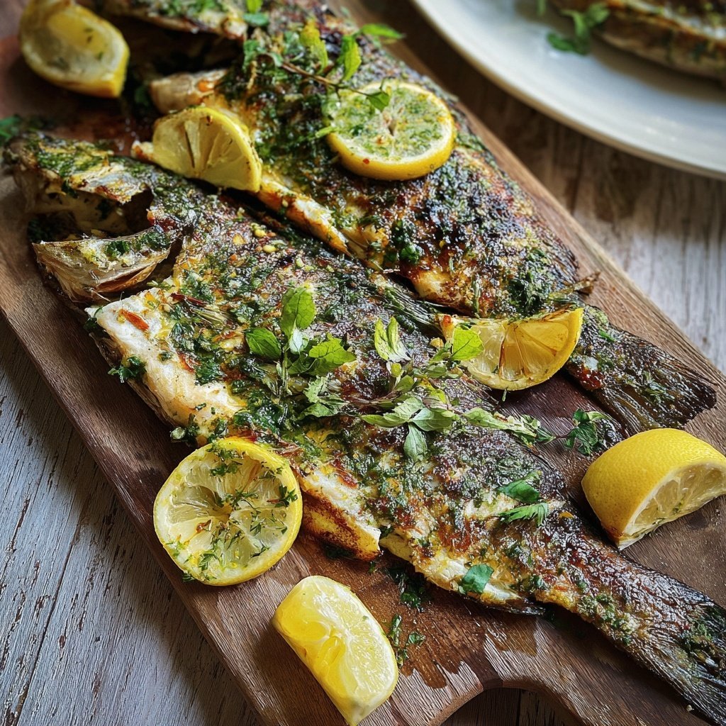 Simple Lemon Herb Grilled Fish