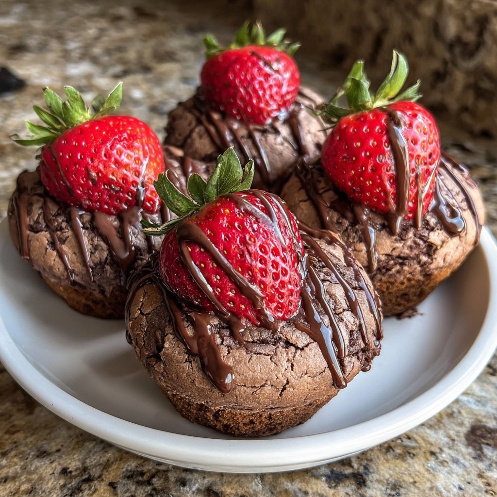 Chocolate Covered Strawberry Cupcakes