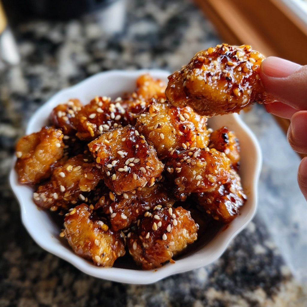 Honey Garlic Chicken Bites