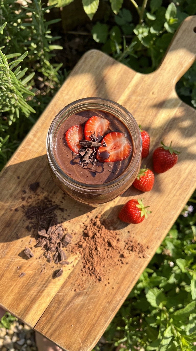 Chocolate Strawberry Smoothie Delight
