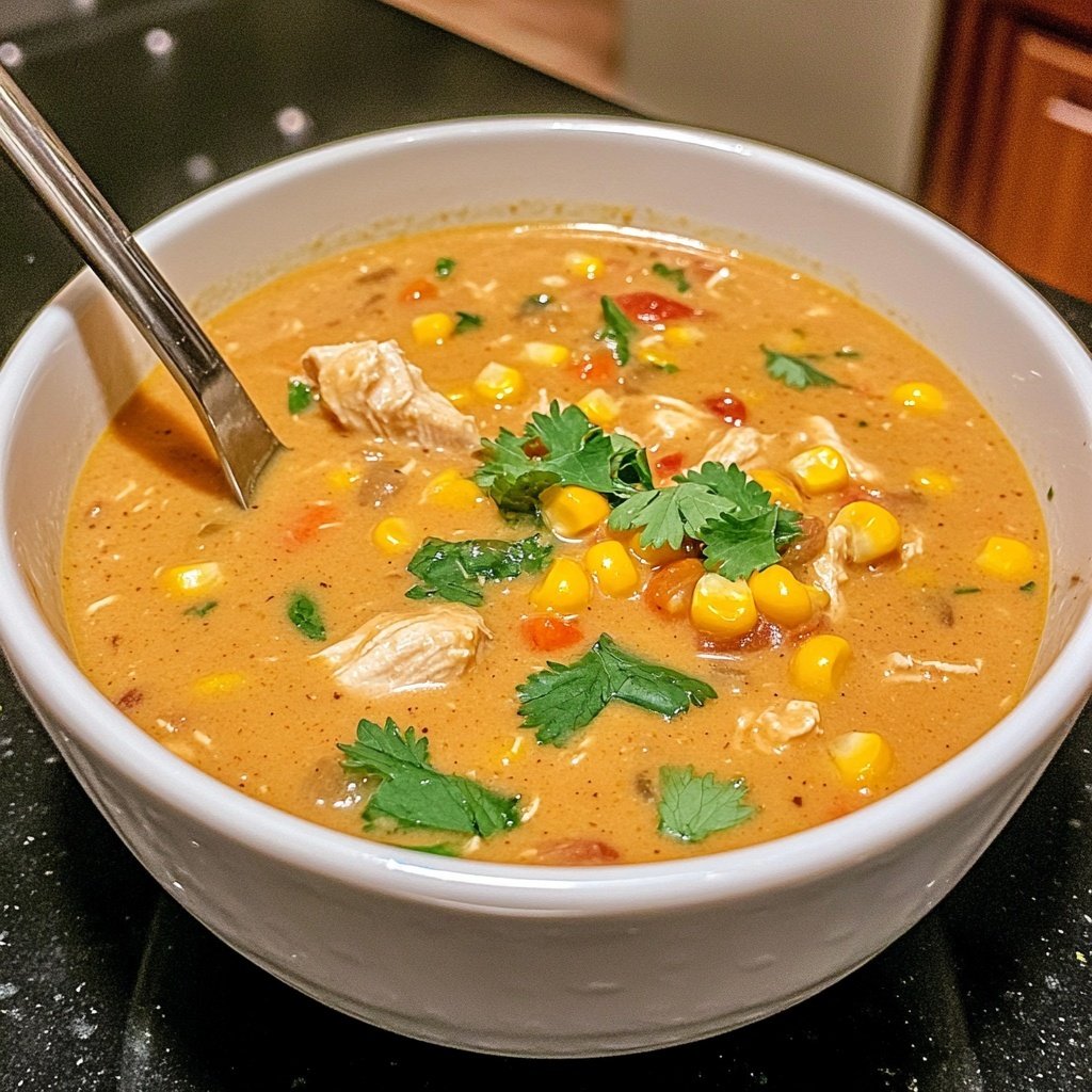 Creamy Chicken Tortilla Soup