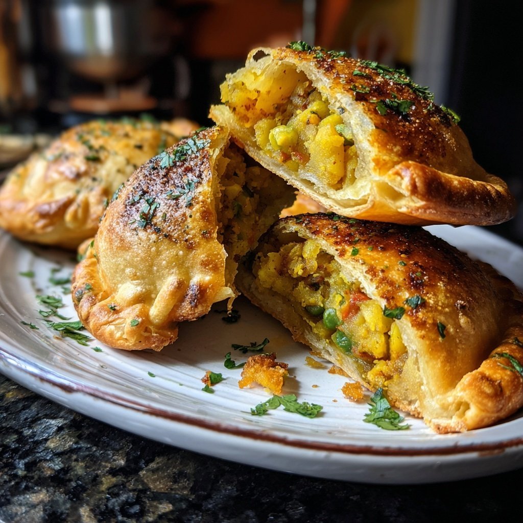 Masala Veggie Puffs Crispy Appetizer