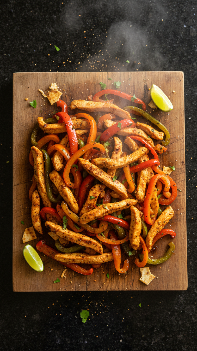Sizzling Spicy Chicken Fajitas