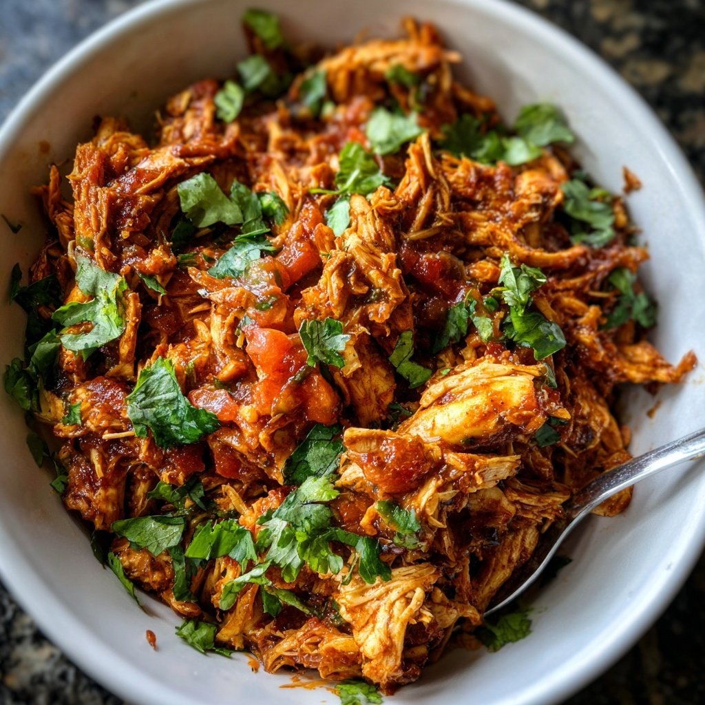 Crock Pot Chicken Taco Meat