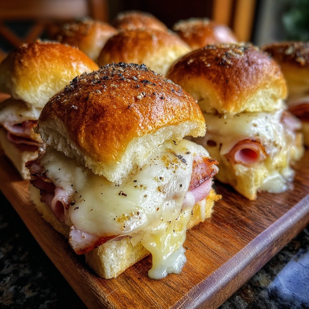 Classic Ham and Swiss Sliders