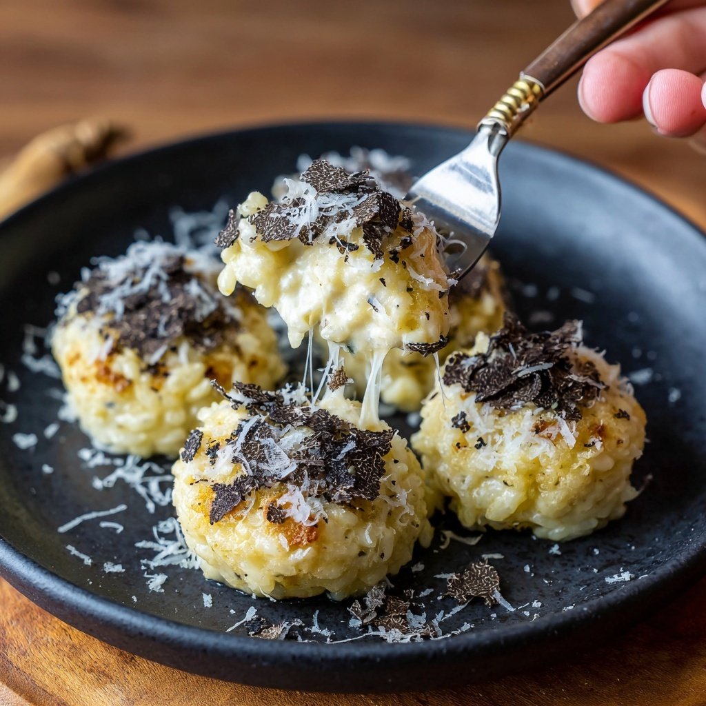 Savory Truffle Risotto Bites