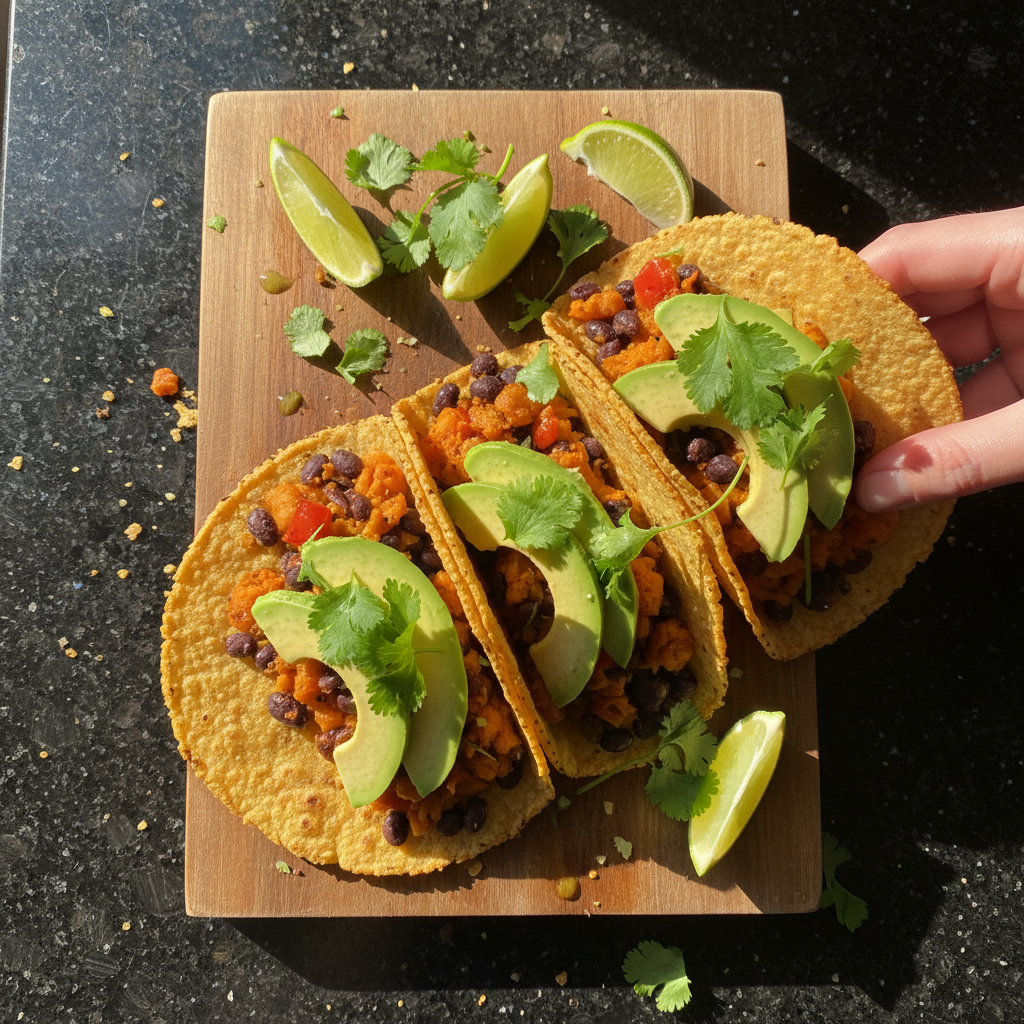Crispy Sweet Potato Tacos