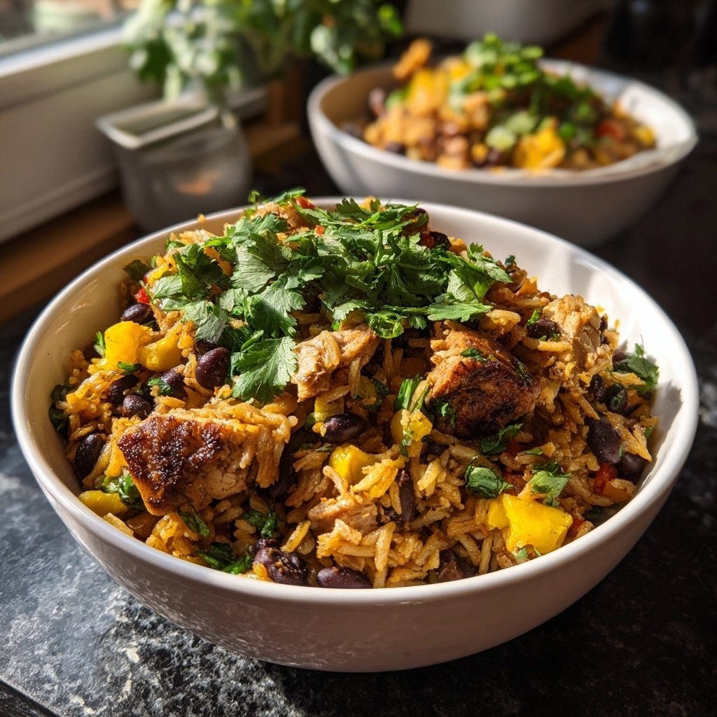 Savory Jamaican Rice Bowl