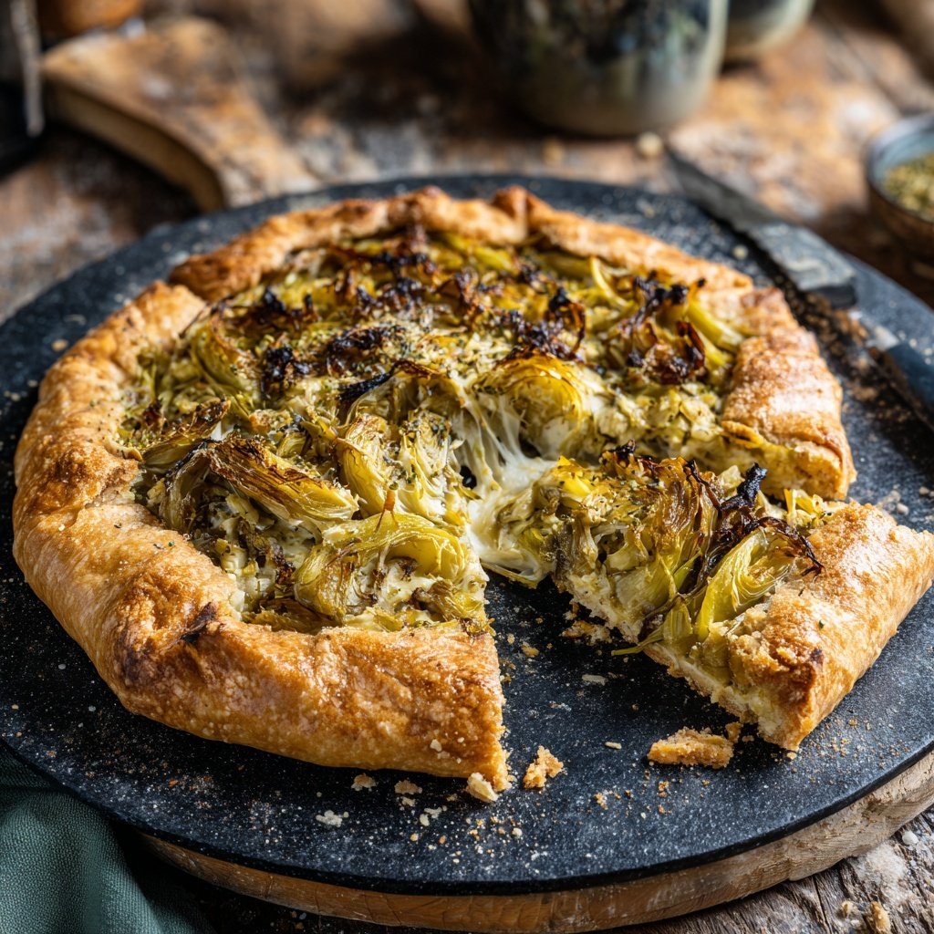 Caramelized Leek Goat Cheese Tart
