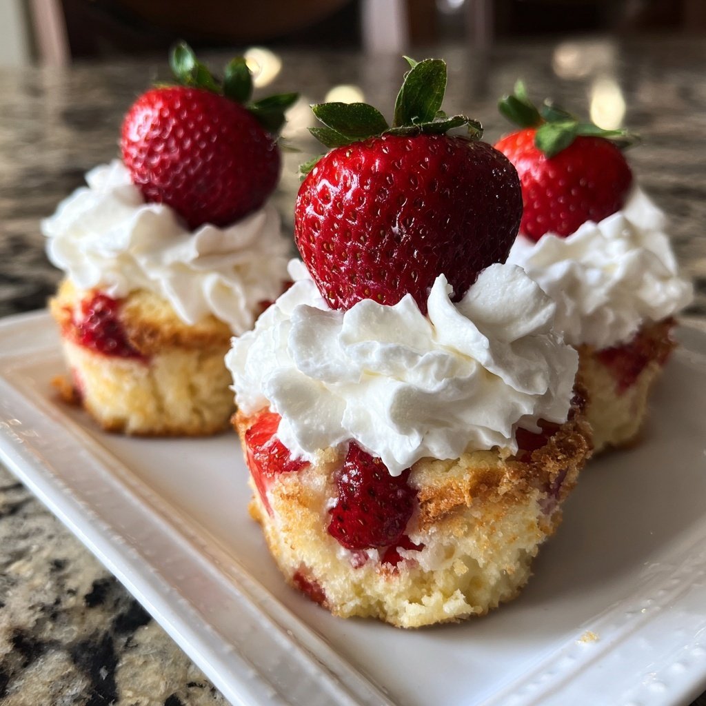 Mini Strawberry Shortcake Cups