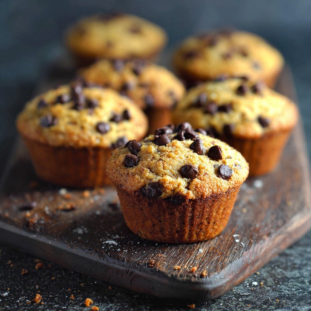 Almond Flour Chocolate Chip Muffins