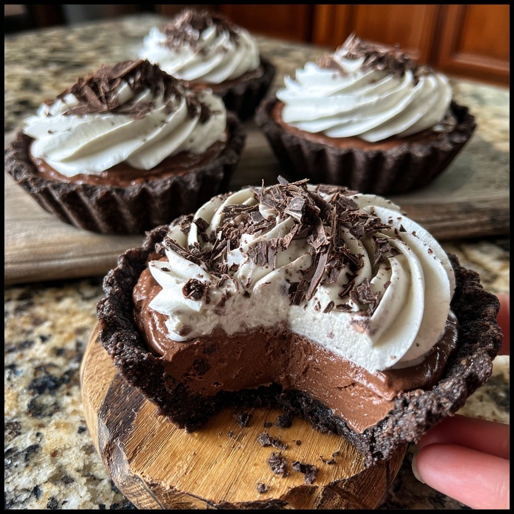 Mini Chocolate Cream Pies