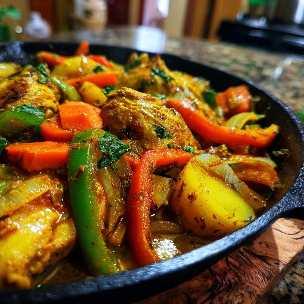 One-Pot Ginger Chicken with Vegetables