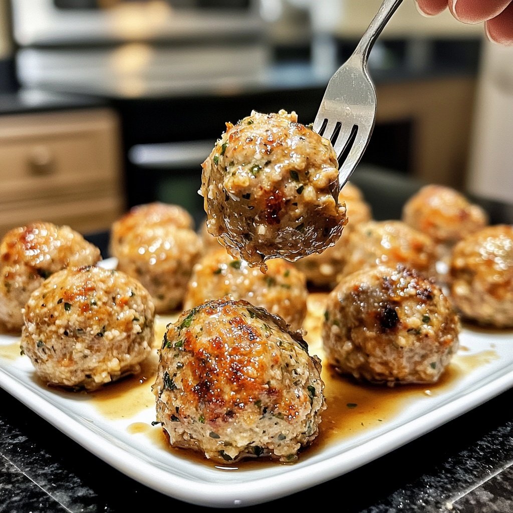 The Juciest Turkey Meatballs