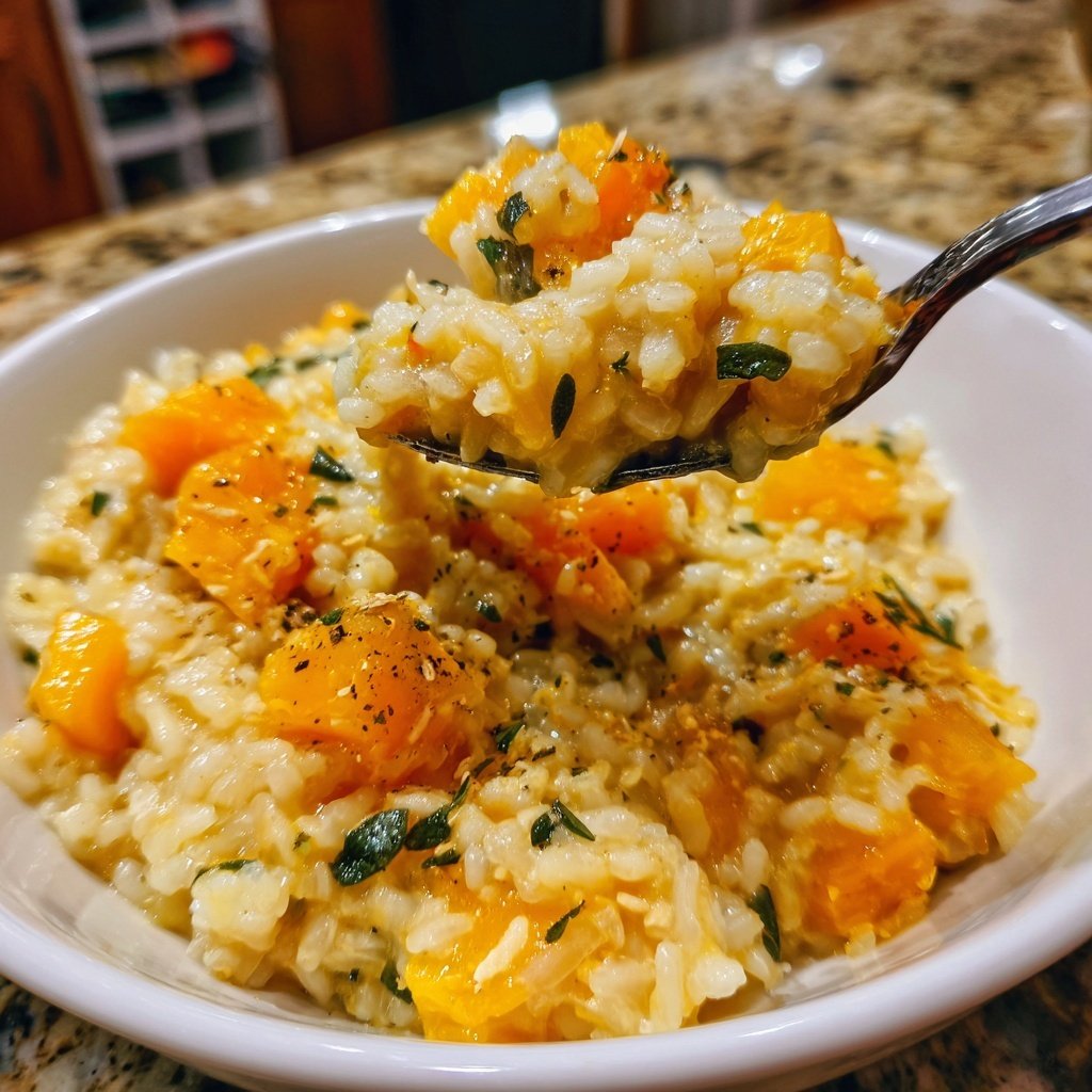 Winter Squash Sage Risotto
