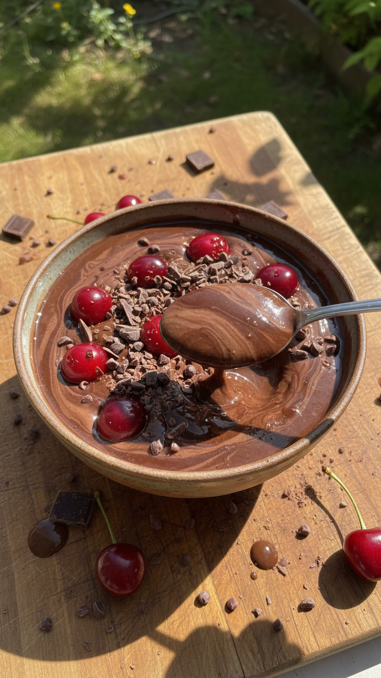Chocolate Cherry Smoothie Bowl
