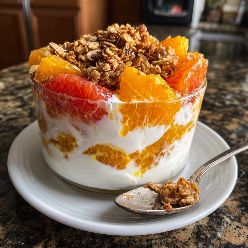 Winter Citrus Yogurt Parfait