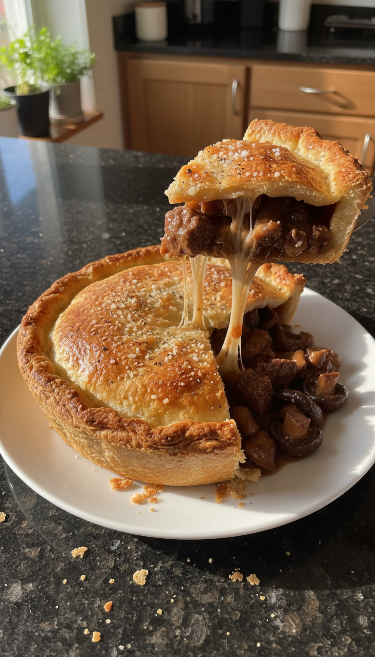 Classic Beef and Mushroom Pie