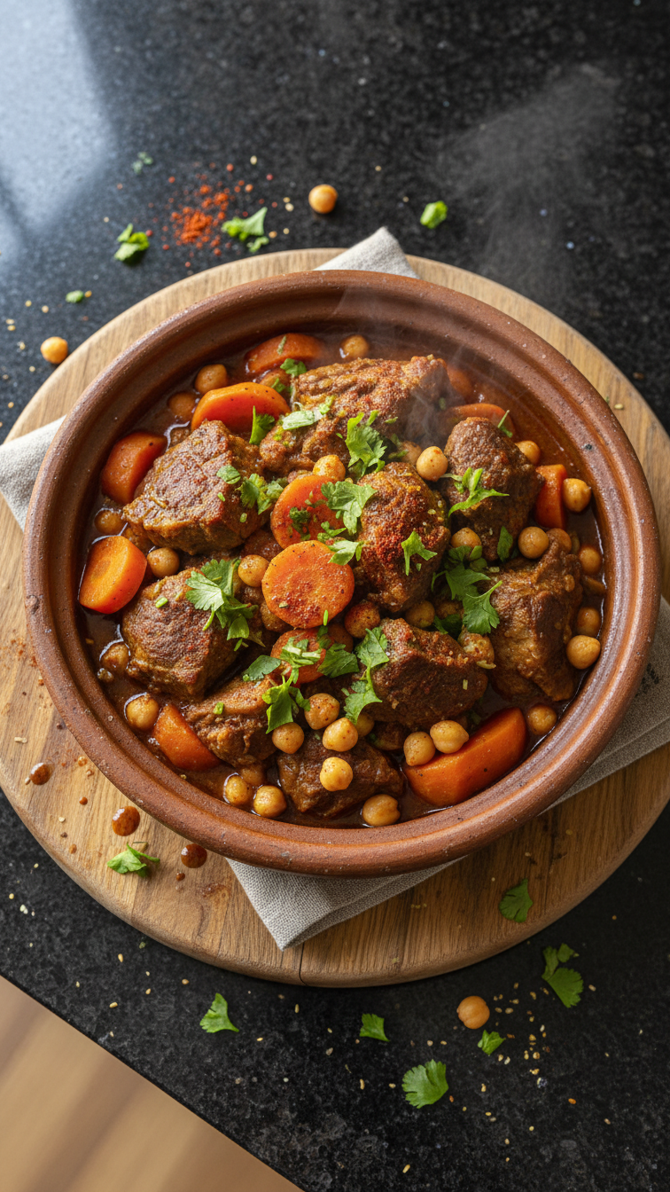 Slow-Cooked Moroccan Lamb Stew