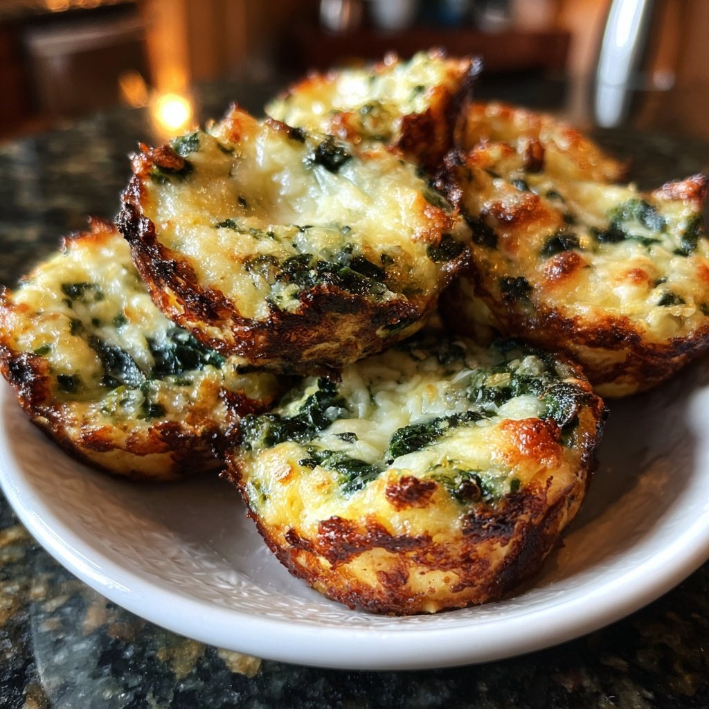 Spinach and Artichoke Dip Bites