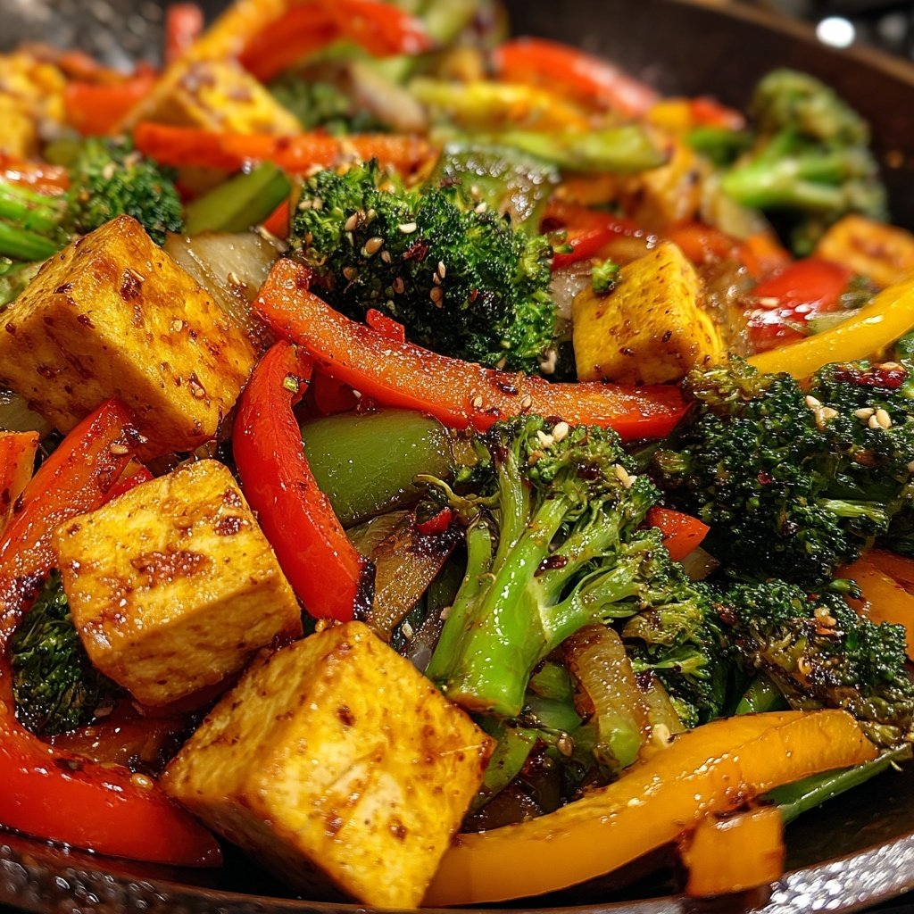 Tofu Veggie Stir Fry