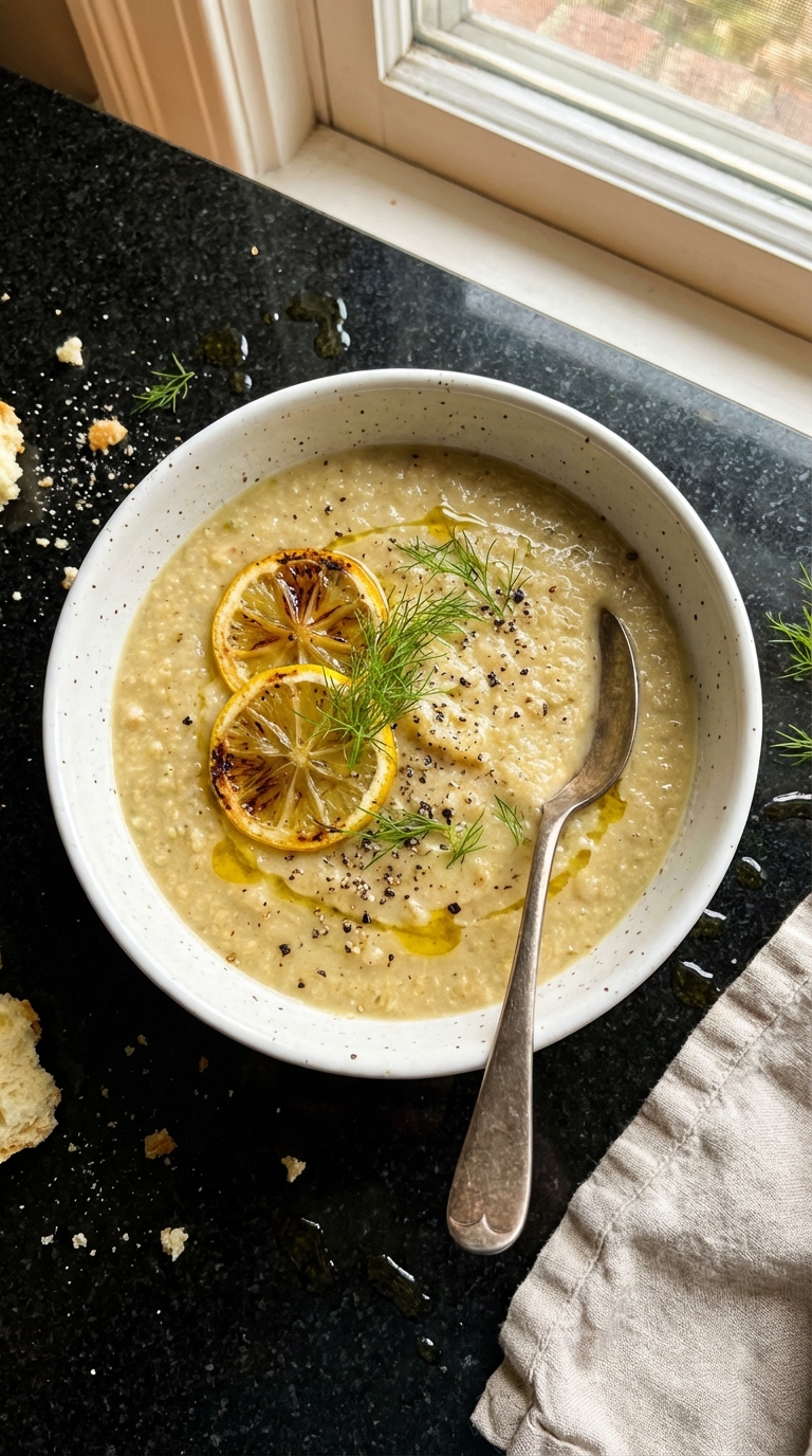 Zesty Lemon Fennel Soup