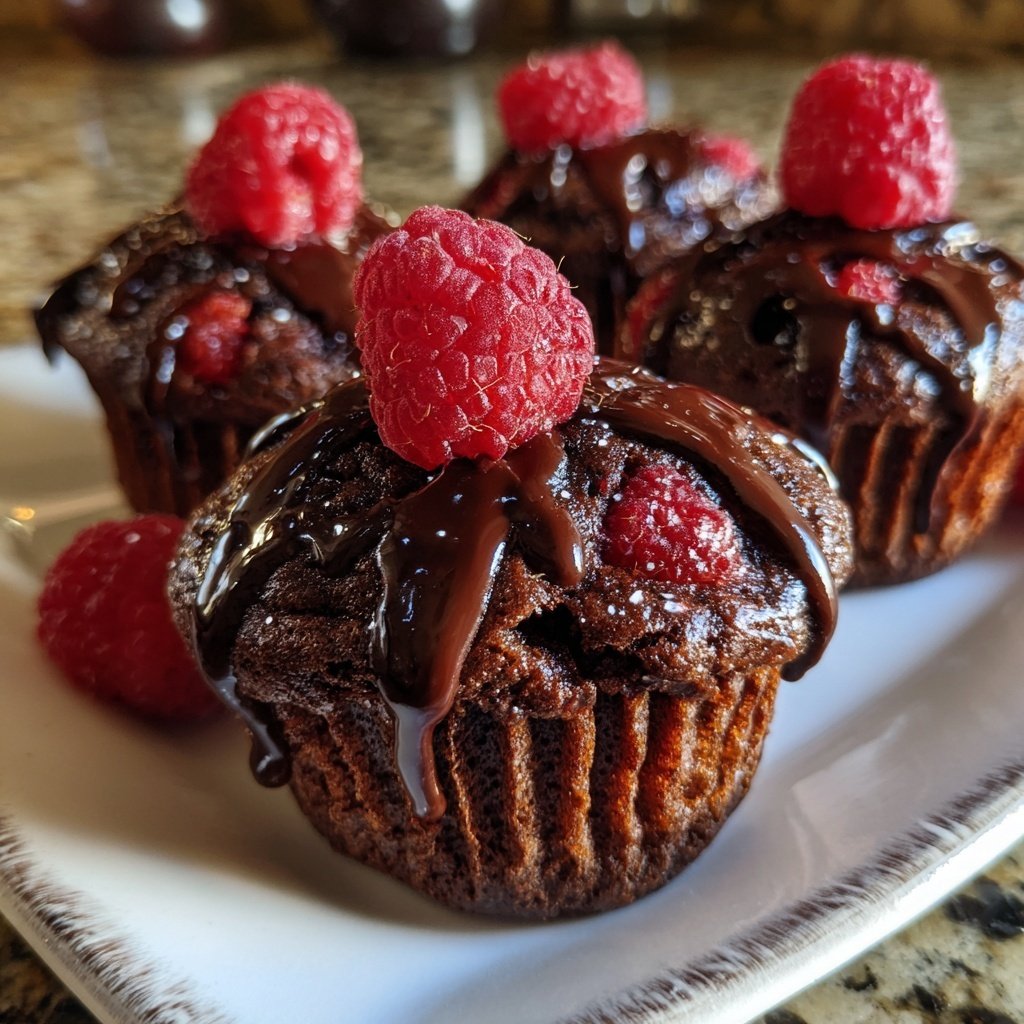 Raspberry Chocolate Cupcake Surprise