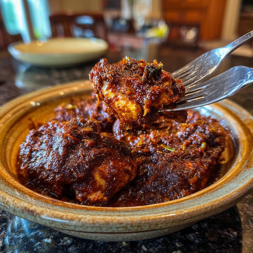 Mole Poblano Chicken Plate