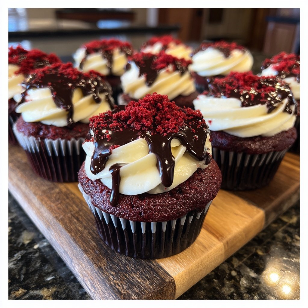 Decadent Red Velvet Cupcakes