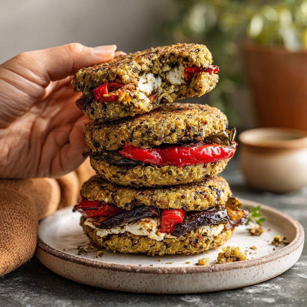 Mediterranean Quinoa Sliders