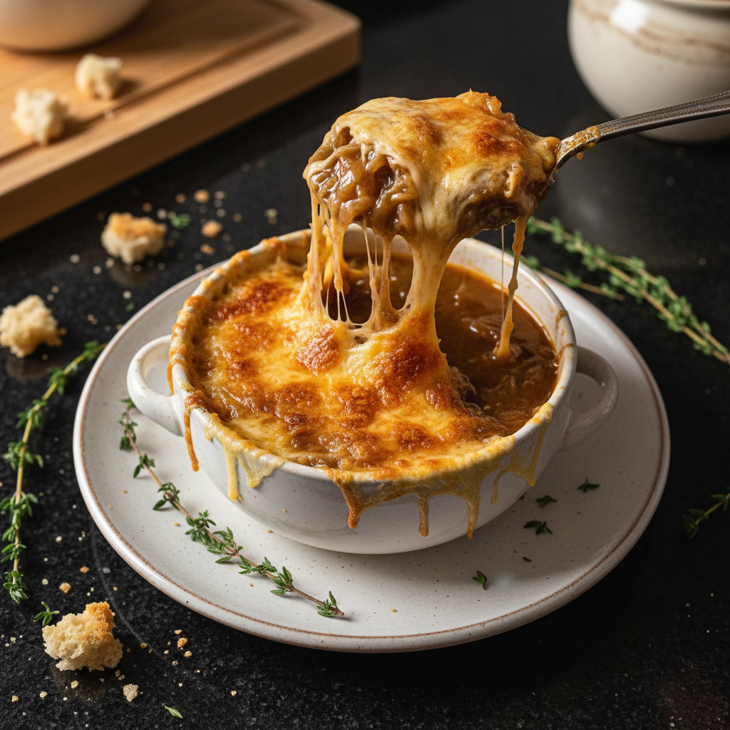 Comforting Caramelized Onion Soup