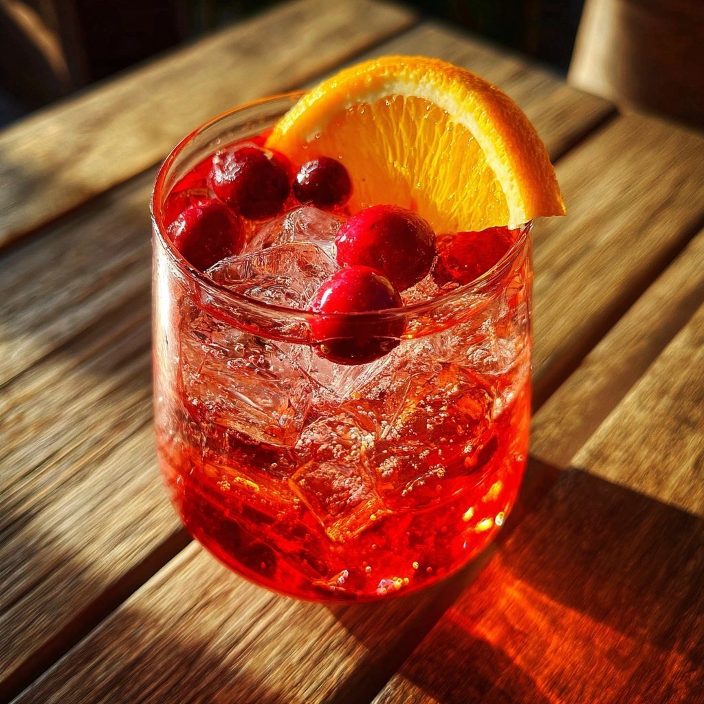 Cranberry Aperol Spritz