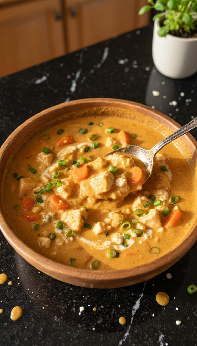 Buffalo Chicken Soup for Cold Days