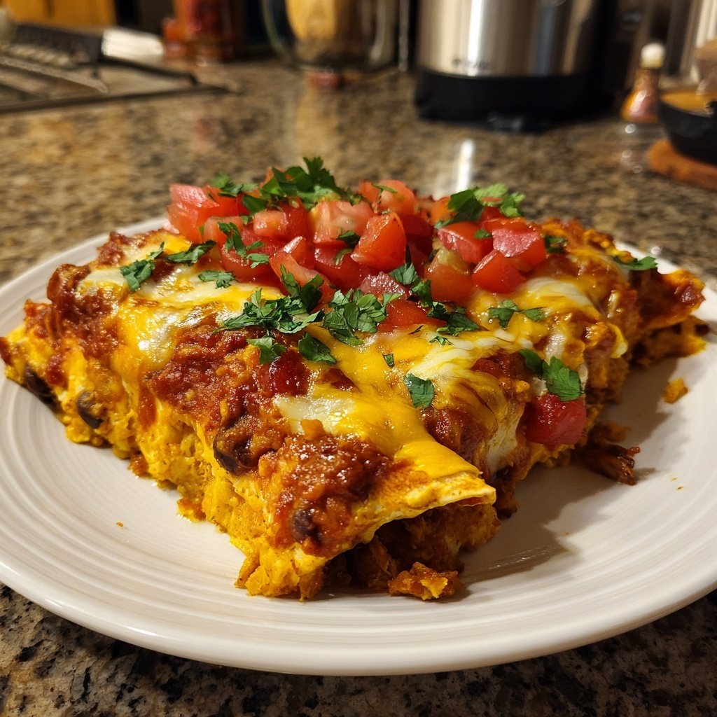Sweet Potato Black Bean Enchiladas